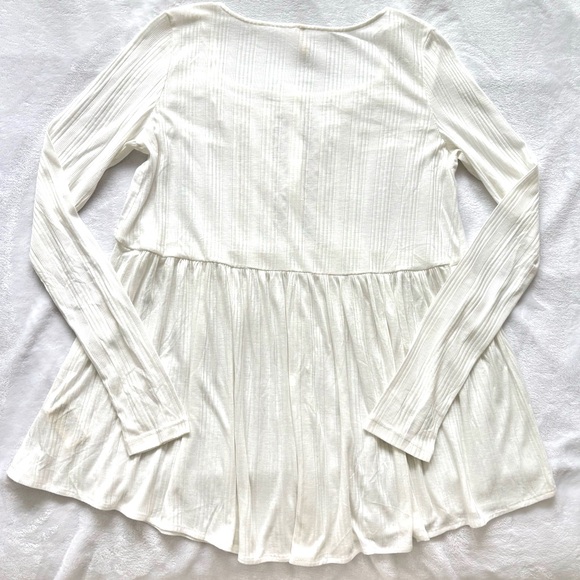 FREE PEOPLE Pretty Please Long Sleeve Embroidered Tunic--M - Picture 12 of 14